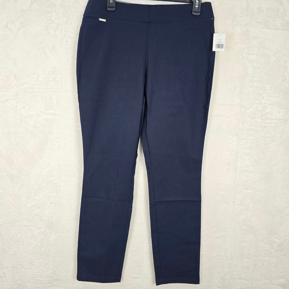 NWT The Limited women's Navy Essentials Skinny Pull On Pants Size 10